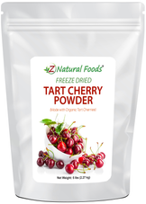 Photo of front of 5 lb bag of Tart Cherry Powder - Freeze Dried