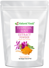 Turmeric Root Extract Powder front of the bag image 5 lbs