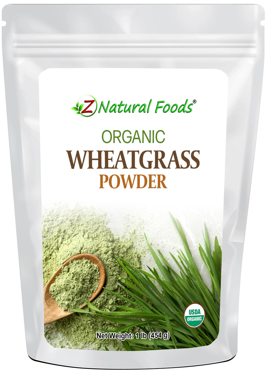 Wheatgrass Powder - Organic front of the bag image 1 lb