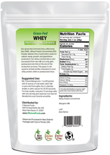 Whey Protein Concentrate back of bag image 2 lbs