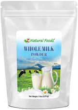 Photo of front of 5 lb bag of Whole Milk Powder