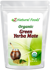 Yerba Mate Tea Green - Organic front of the bag image 8 oz