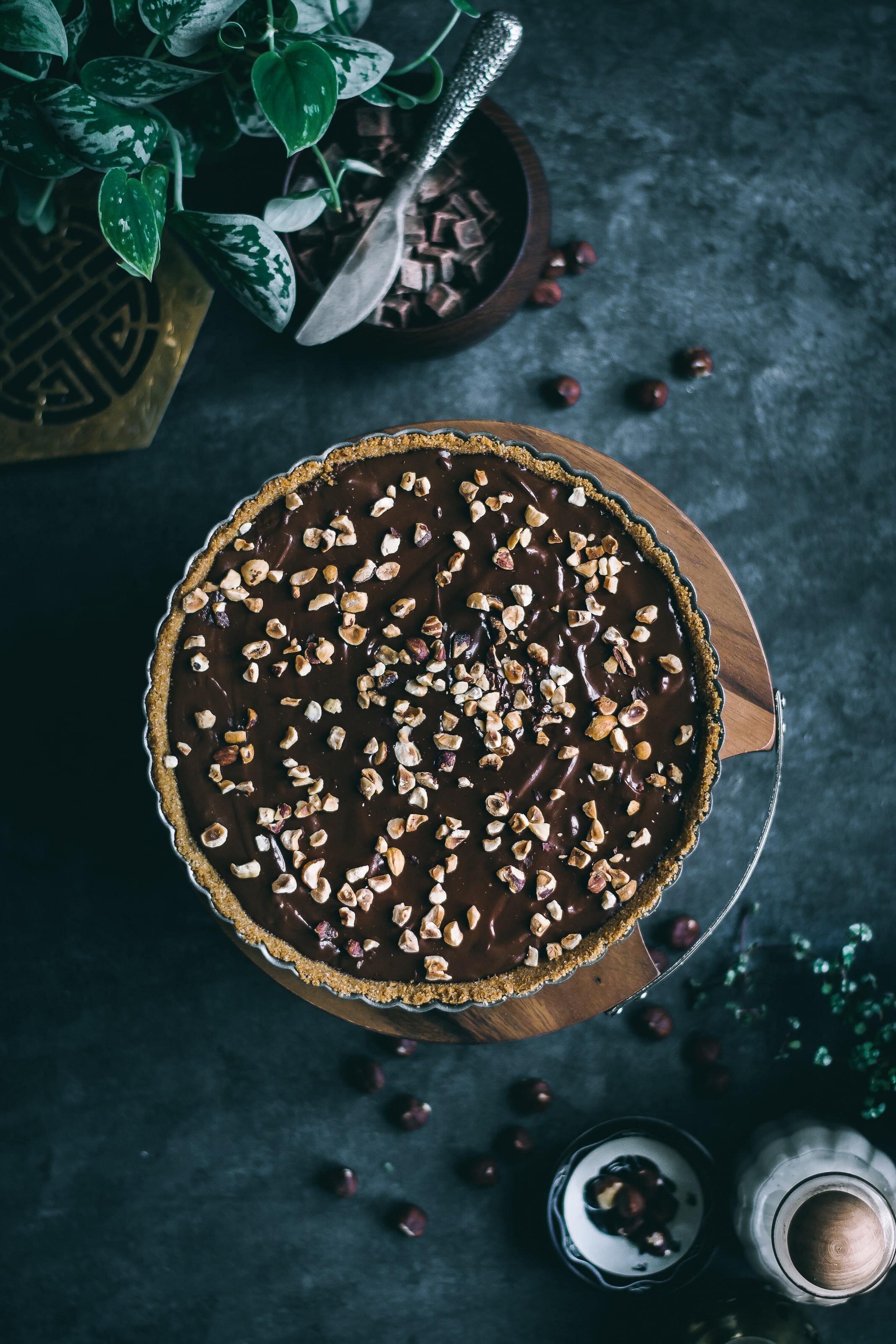 Chocolate Chip Pie-Bars with Coconut Milk Crust