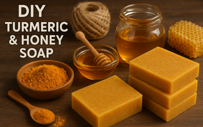 DIY Turmeric & Honey Soap Recipe with Turmeric Powder