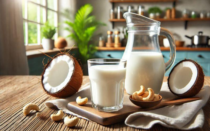 Indulge in Smooth Coconut Cashew Milk – Dairy-Free Delight