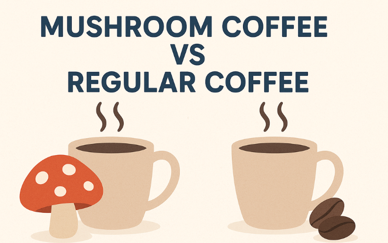 Mushroom Coffee vs Regular Coffee: Key Differences