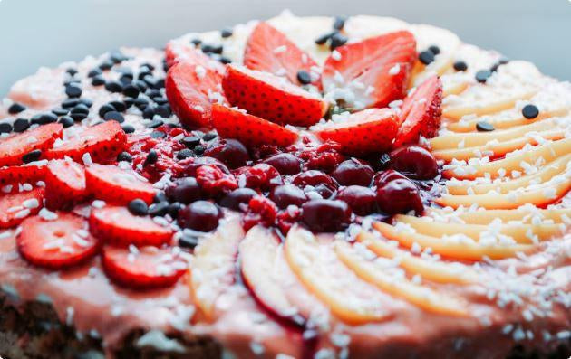 Natural Peanut Butter And Strawberry Jelly Pizza