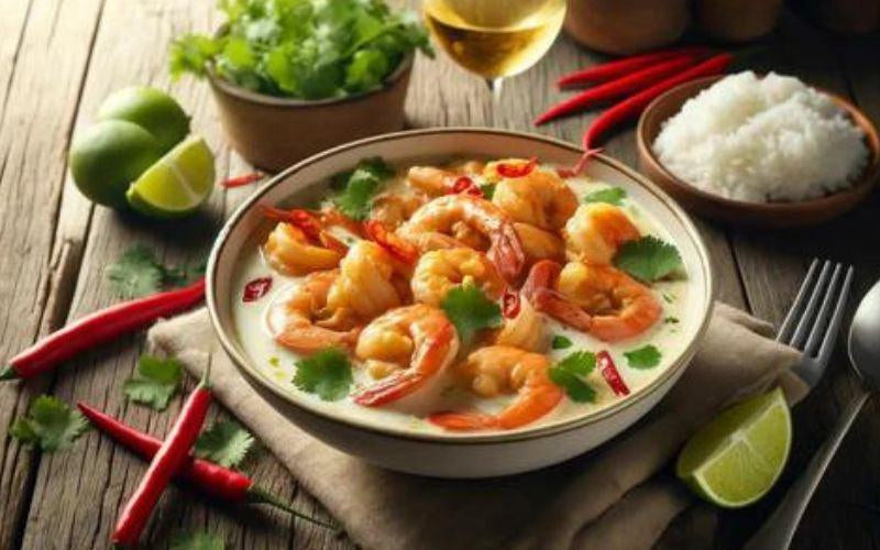 Shrimps With Coconut Milk Recipe