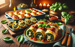 Spinach Recipes: Lasagna Roll-Ups and Stuffed Shells