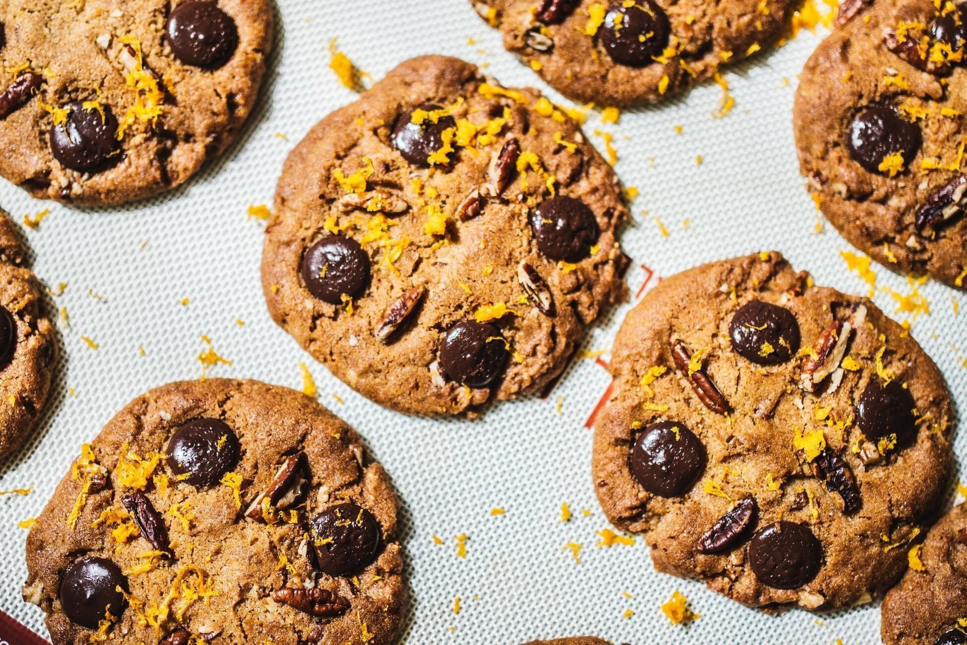 This is a picture of our Sugar-free Holiday Coconut Treats (Keto and Vegan-approved) on a pan, ready to eat.