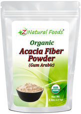 Acacia Fiber (Gum Arabic) Powder - Organic front of the bag image 5 lb