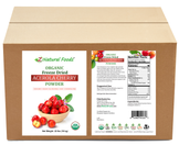 Front and back label image for Acerola Cherry powder in bulk