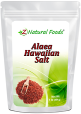 Alaea Hawaiian Salt - front bag image 1 lb 