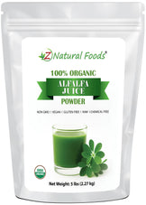 Alfalfa Juice Powder - Organic front of the bag image 5 lb
