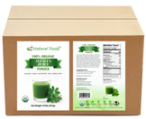 Alfalfa Juice Powder - Organic front and back label image in bulk