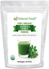 Alfalfa Juice Powder - Organic front of the bag image 1 lb