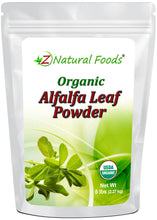Alfalfa Leaf Powder - Organic front of the bag image 5 lb