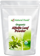 Alfalfa Leaf Powder - Organic front of the bag image 5 lb