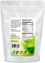 Amla (Amalaki) Fruit Powder - Organic back of the bag image 5 lb