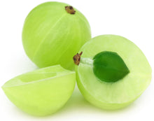 Image of multiple fresh green Amla fruits