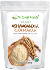 Ashwagandha Root Powder - Organic front of the bag image  5 lb