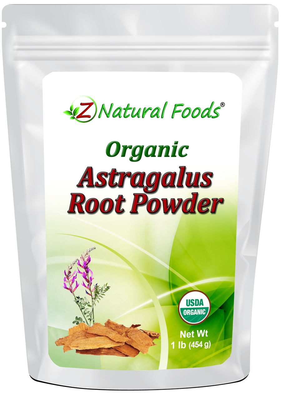 Astragalus Root Powder - Organic front of the bag image 1 lb