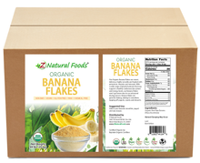 Banana Flakes - Organic front and back label image bulk