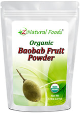 Photo of front of 5 lb bag of Baobab Fruit Powder - Organic
