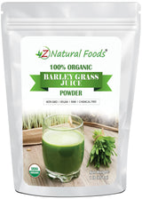 Barley Grass Juice Powder - Organic front of the bag image 1lb