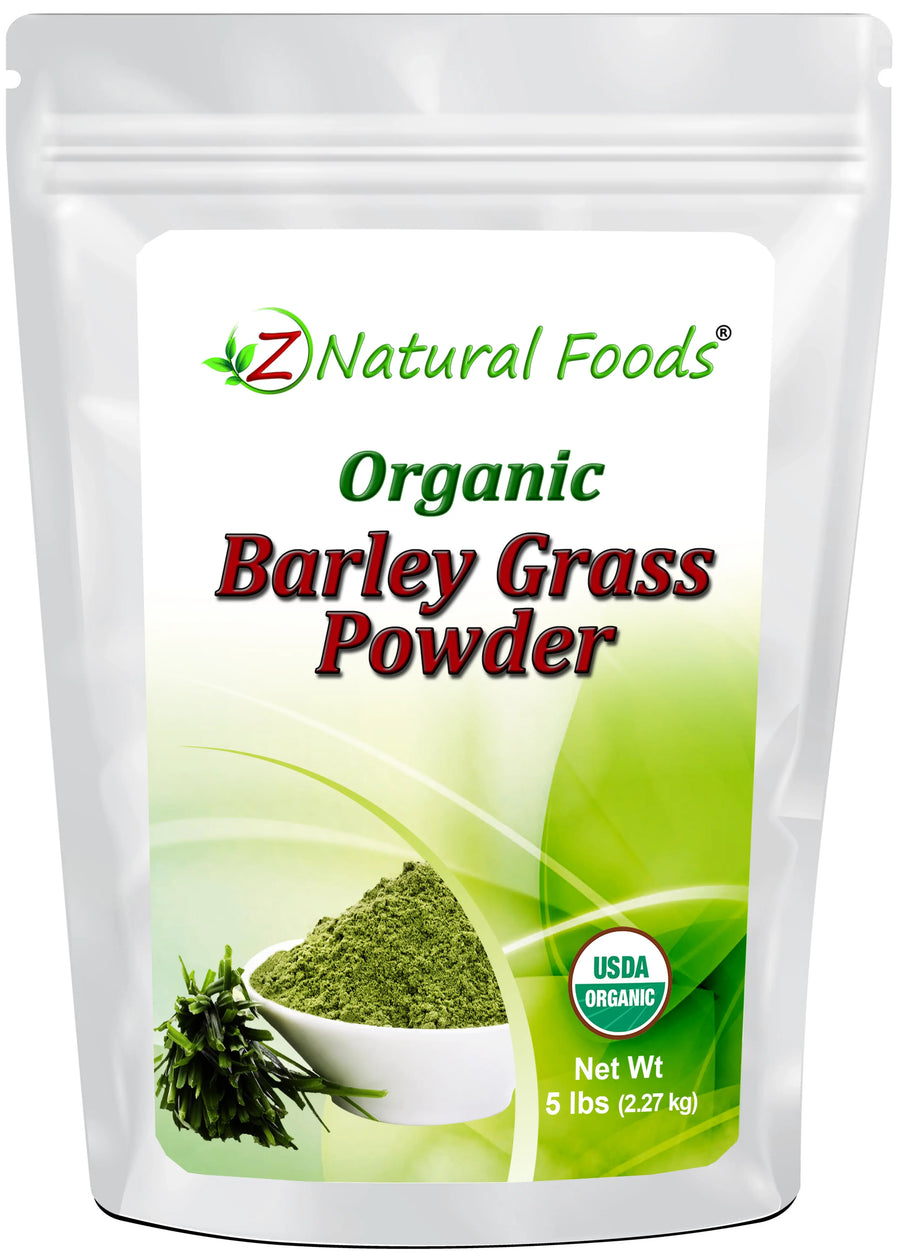 Front bag image of Barley Grass Powder - Organic 5 lb