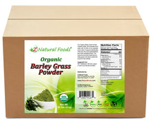 Front and back label image of Barley Grass Powder - Organic in bulk