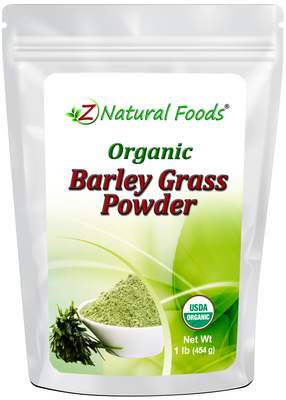 Front bag image of Barley Grass Powder - Organic 1 lb