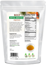 Beef Bone Broth Protein back of the bag image 5 lb