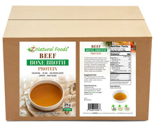 Beef Bone Broth Protein front and back label image in bulk