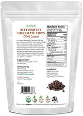 Bittersweet Chocolate Chips (70% Cacao) - Organic