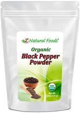 5 lb Black Pepper Powder - Organic front of bag image