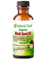 Four ounce bottle of Black Seed Oil - Organic 