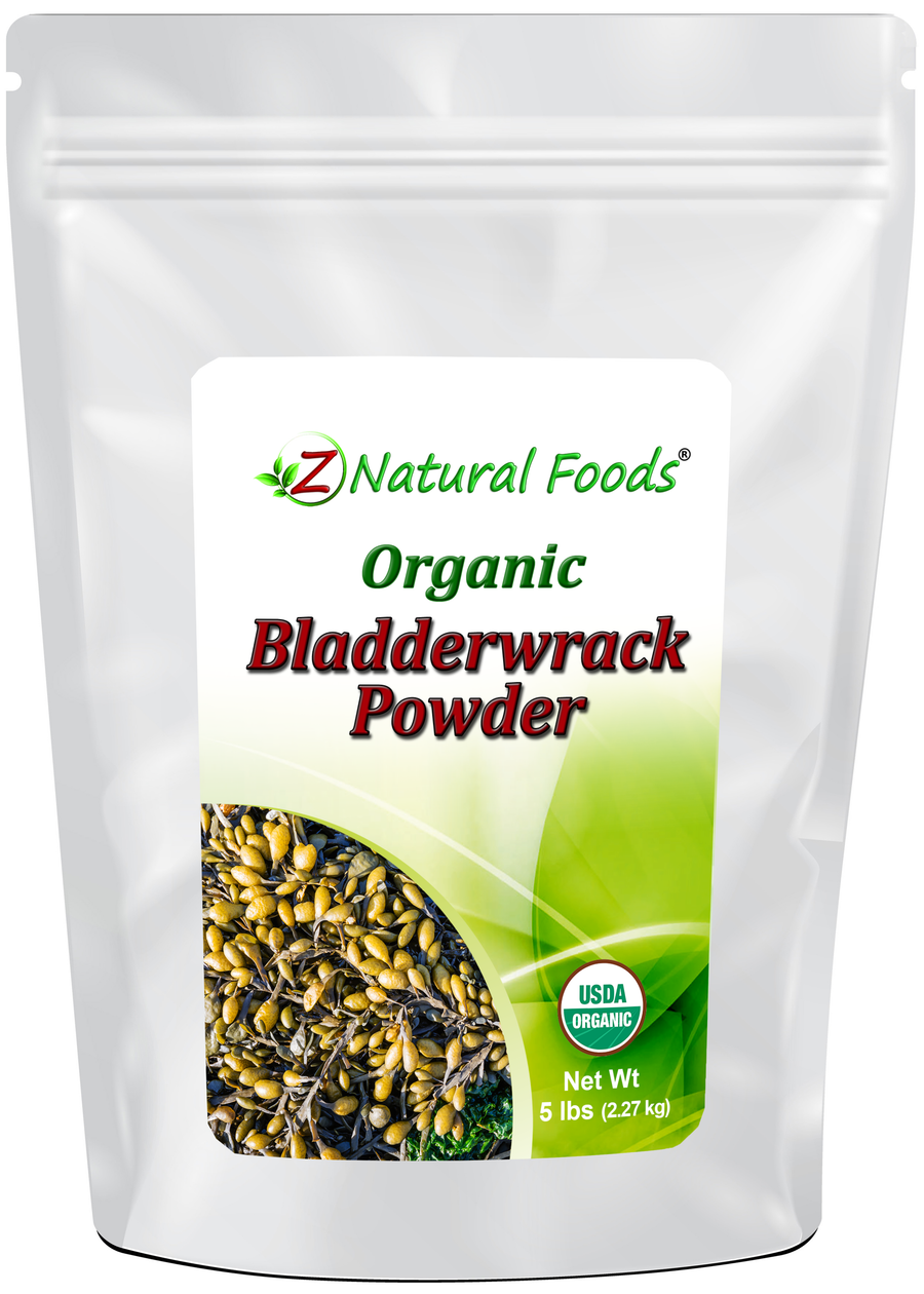 Bladderwrack Powder - Organic 5 lb front bag image