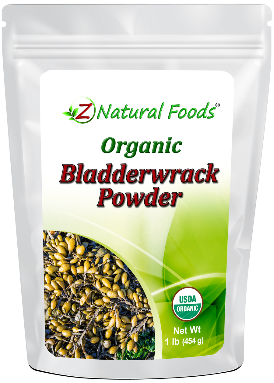 Bladderwrack Powder - Organic 1 lb front bag image