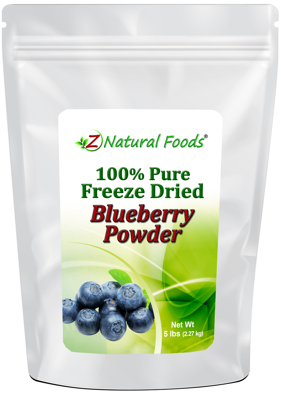 Front bag image of Freeze Dried blueberry powder in 5 lb