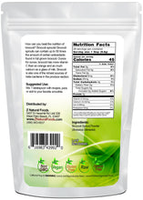 Broccoli Sprout Powder back of the bag image  1 lb