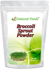 Broccoli Sprout Powder front of the bag image  1 lb
