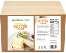 Photo of front and back label image for Butter Powder Bulk