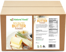 Photo of front and back label image of Butter Powder n bulk