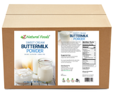 Photo of front and back label image of Buttermilk Powder Bulk