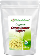 Cacao Butter Wafers - Organic front of the bag image 5 lb