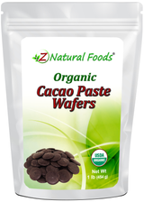 Cacao Paste Wafers - Organic front of the bag image 1 lb