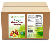 Camu Camu Powder - Organic front and back label image in bulk