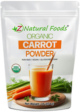 Carrot Powder - Organic front of the bag image 1 lb 