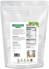 Cashew Milk Powder back of the 5 lb bag image